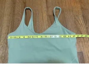 Lululemon Align Tank Top Creamy Mint Nulu Size 10 A/B Cup LW1CW8S thumbnail 5