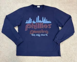 Port & Company Philadelphia Phillies Dancing On My Own Graphic Sweatshirt Size M thumbnail 1