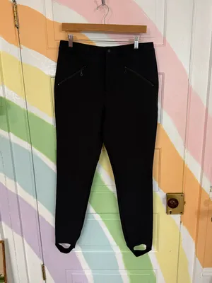 OFFLINE By Aerie Black Chillside Stirrup Fleece Lined Ski Pants Sz Medium 🍄 thumbnail 8
