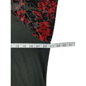 Alyx Women's Black & Floral Red Sleeves Top thumbnail 6