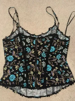 Floral Corset Top thumbnail 4