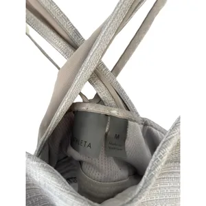 Athleta Women's Size M‎ Jacquard Transcendence Bra Slate Grey thumbnail 8