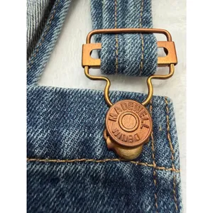 Madewell Denim Pinafore Dress Womens XS Blue Excellent Overall Mini Dress thumbnail 8