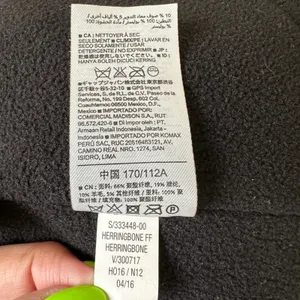 Old Navy Puffer Vest Grey Herringbone Tweed Wool Blend Fleece XL Funnel Neck thumbnail 8