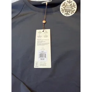 Calia Long sleeve coldweather size Med Black top with‎ thumbholes baselayer NWT thumbnail 3
