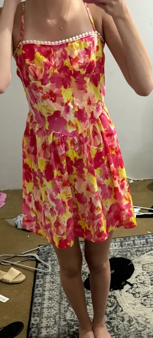 SheIn floral dress thumbnail 4