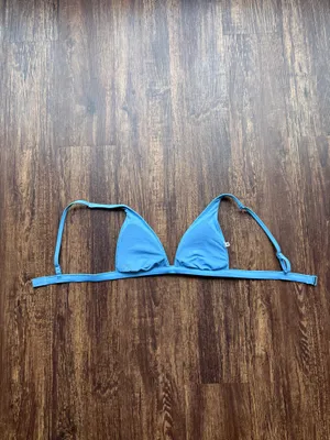 Aerie Women’s Blue Triangle Adjustable Bikini Swimsuit Top - Size S thumbnail 3