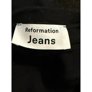Reformation Jeans Black long Sleeve T-Shirt Women’s Sz S Tencel thumbnail 5