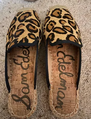 Sam Edelman Like New-  Cheetah Print Slides thumbnail 1