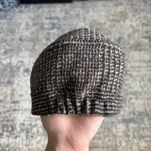 Y2K plaid newsboy houndstooth cap women’s onesize thumbnail 5