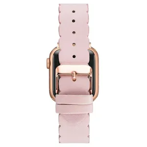 Ladies Sol-light nwt Apple Synthetic Watchband Scalloped Blush for 38mm / 40mm thumbnail 2