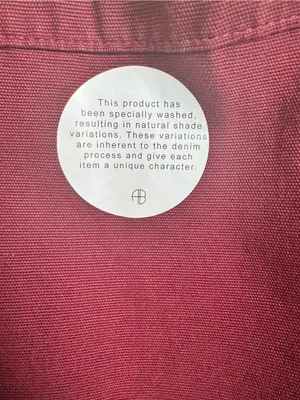 NWT ANINE BING Leo Canvas Tote Collegiate Fig Burgundy Bag thumbnail 4