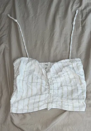 Aerie Gauzy Cinched Tube Top thumbnail 2