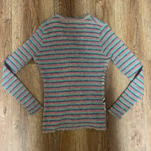 VTG Retro Knit‎ Cardigan Sweater USA Made Union Colorful Button Up Wool Womens S thumbnail 7