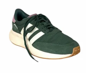 Adidas VL Court 3.0 Collegiate Green White Glow Pink Stripe Size 7.5 Soccercore thumbnail 1