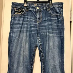 KUT from the Kloth Womens Boot Cut Denim Jeans size 12 Dark Wash KP643MA2 thumbnail 3