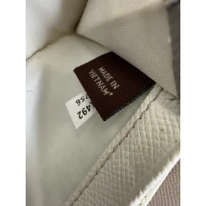 EUC COACH Bicolor Accordion Zip Around Long Wallet Genuine Leather Taupe/Ivory thumbnail 13