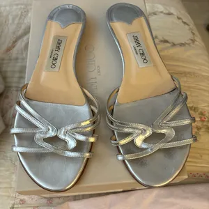 Jimmy Choo gorgeous sandal 7 1/2 orig $500 very good cond thumbnail 2
