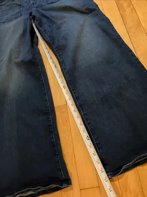 Madewell Emmy Wide-Leg Jeans Dark Wash Size 32 thumbnail 10