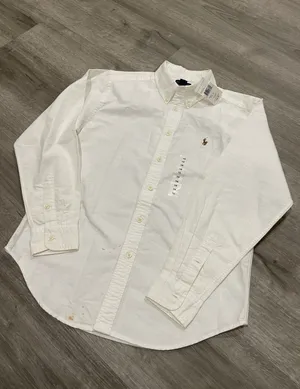 Ralph Lauren White Button Down Shirt/blouse. thumbnail 4