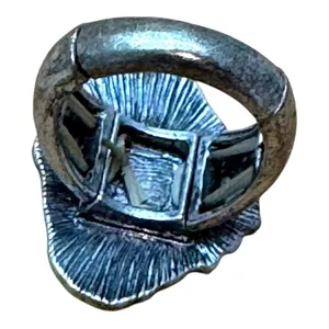 Turquoise Stone Stretch Ring Silver thumbnail 7