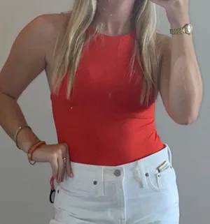 ZARA Orange Body Suit thumbnail 1