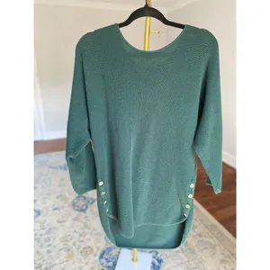 Michael‎ Kors Knit Tunic Sweater Coastal Grandmother Quiet Luxury Cottagecore thumbnail 2