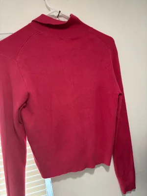 Kimchi Blue Vintage red Knit Button-Up Cardigan Sweater thumbnail 3