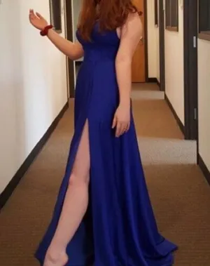 Samila Boutique Prom Dress Bridesmaid Evening Gown Blue Size 4 thumbnail 6