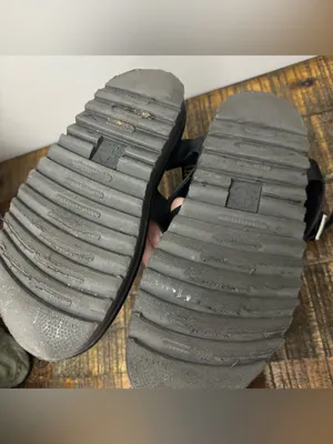 Dr Martens Doc Blaire Soft Wair Air Black Leather Sandals Platform Size 5 thumbnail 5