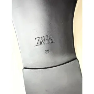 ZARA Women’s Slides Mules Slip Ons Loafers Open Back Sz 38 7.5 Tan shoes thumbnail 8