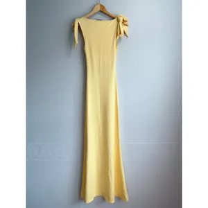 OW Collection x REVOLVE Cornelia Bodycon Romantic Butter Yellow Girly Gown NWT S thumbnail 4