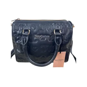 Juicy Couture Best Sellers Fame Satchel Liquorice Black Embossed Crossbody NWT thumbnail 2