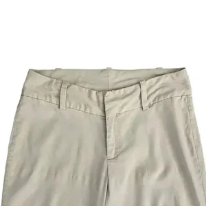 Ellemenno Mid Rise Ivory Wide Leg Y2K Trousers Casual Women’s Pants SZ 9 #1278 thumbnail 2