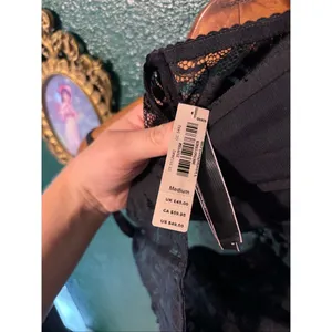 Victorias Secret Black Corset NWT Bustier Sz Medium thumbnail 3