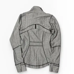 Lululemon Define Jacket‎ Gray Black White Herringbone Full Zip Athletic Size 2/4 thumbnail 2