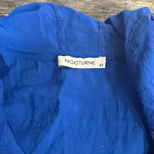 Bold Cobalt Utility Jumpsuit with Button Front Blue Size 42 thumbnail 3
