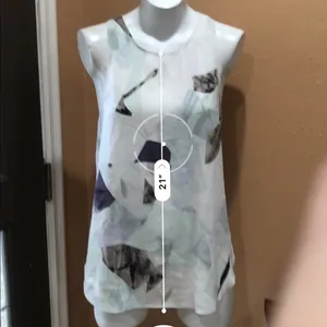Wilfred patterned sleeveless blouse thumbnail 7