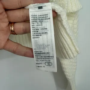 Abercrombie & Fitch Cable Knit Cardigan Sweater Cream V Neck Size‎ L thumbnail 7