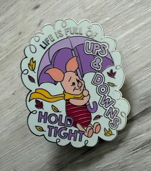 Disney Parks Winnie The Pooh 2022 Mystery Pin “life is full of ups and downs” thumbnail 1