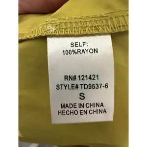 Ellison maxi dress ruffled cap sleeves Size S 100%rayon green, lime V neck thumbnail 5