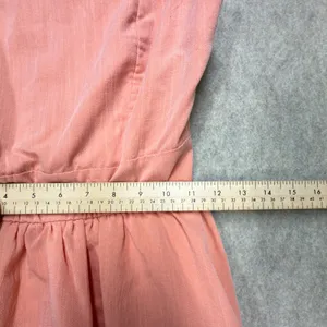 Women XS Fairycore Peach Cottagecore Boho Square Neck Coquette Mini Dress mi ami thumbnail 10