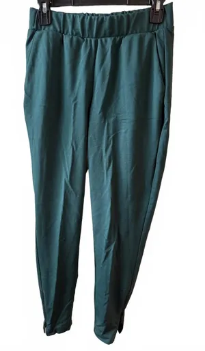 Universal Standard Women's 2XS Green Tapered Pants with Ankle Zippers thumbnail 1