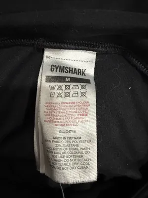 Gymshark Black Athletic High-Waist Dry Women’s Performance Leggings Size M thumbnail 6