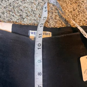 We The Free Bella Moto Mid Rise‎ Skinny Jeans Black Zipper Detail Size 27 thumbnail 5