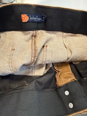 High-Rise Cropped Jeans in Chestnut Brown thumbnail 8