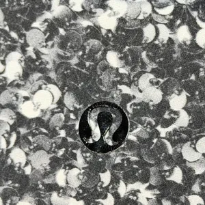 Lululemon Wunder Under Leggings Black White Confetti Speckle‎ Print Athleisure thumbnail 2