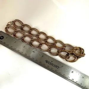 Gold tone chunky link necklace Gold thumbnail 5