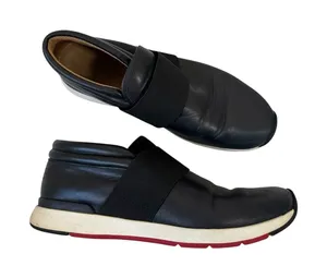 Vionic Black Leather Slip On Sneakers Womens 9 Comfort Work Shoes Casual thumbnail 1