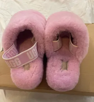 UGG Slides Fluff Yeah Pink thumbnail 1